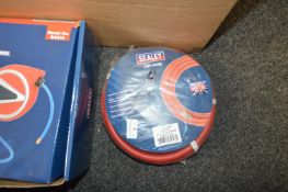 *Sealey AHC10 10m .08mm Air Hose with 1/4” BSP Unions
