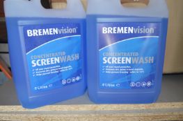 *2x 5L of Bremen Vision Concentrated Screen Wash