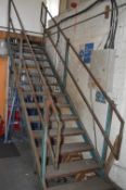*Fourteen Tread Steel Stairs with Handrails (collection by appointment, no lifting facilities