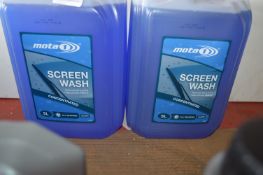 *2x 5L of Mota 1 Concentrated Screen Wash