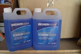 *2x 5L of Bremen Vision Concentrated Screen Wash