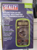 *Sealey 8 Function Hi-Vis Digital Multimeter with Thermocouple - Model MM20HV