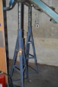 *Pair of Melco 6000kg Axel Stands on Castors (collection by appointment)