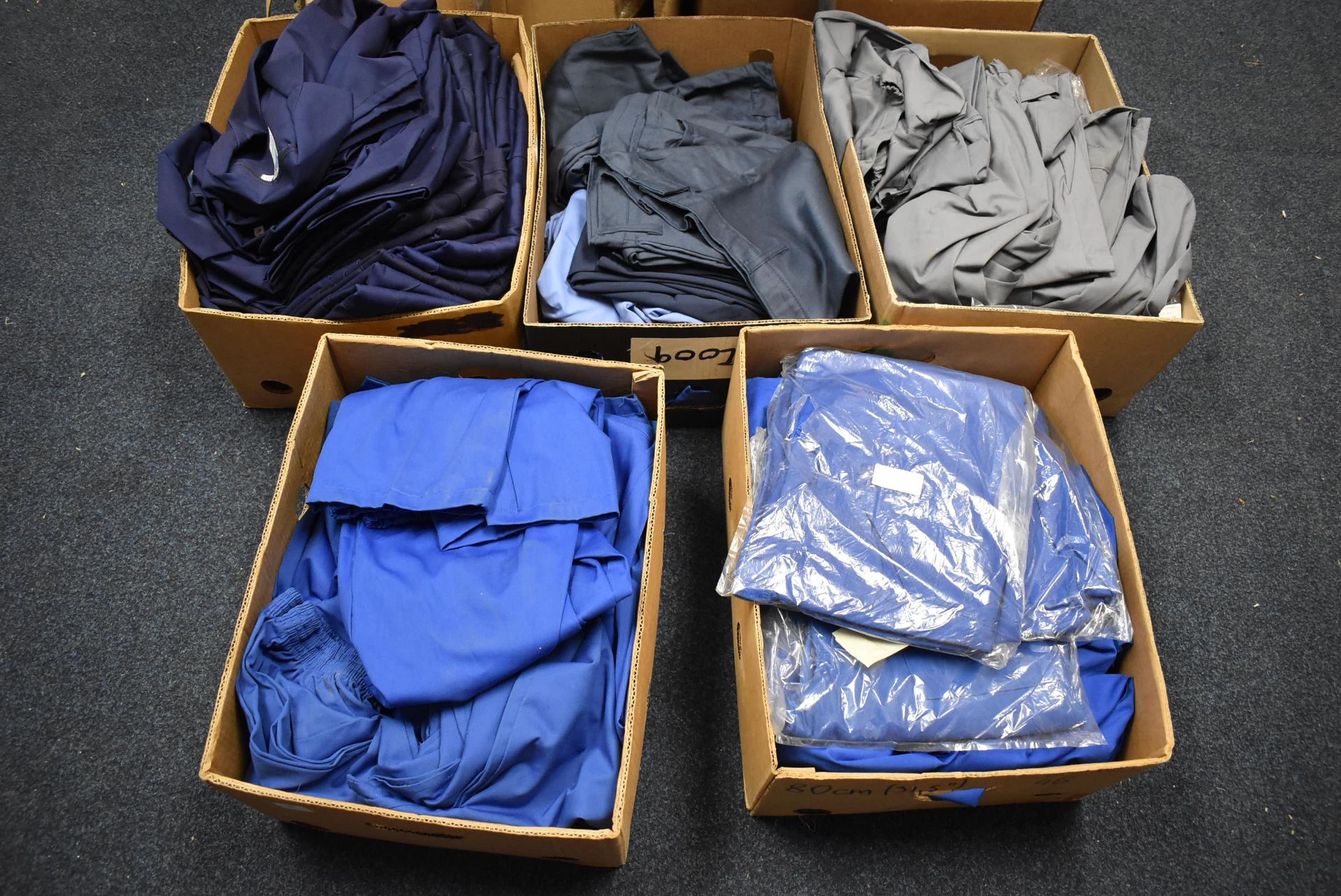 Five Boxes of Assorted Workwear