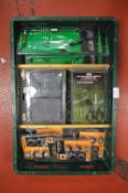 Tray Lot of Assorted Tackle, Carp Rig Accessory Boxes, Pull Pots, etc.