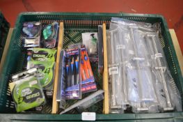 Tray Lot of Assorted Fishing Tackle, Line, Floats, etc.