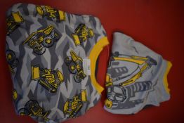 2x Kid’s Construction Pyjama Sets Size: 4 years