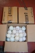 *Three Boxes of ~40 White Crystal PA Golf Balls