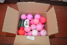 *Box of ~40 Pink PA Golf Balls