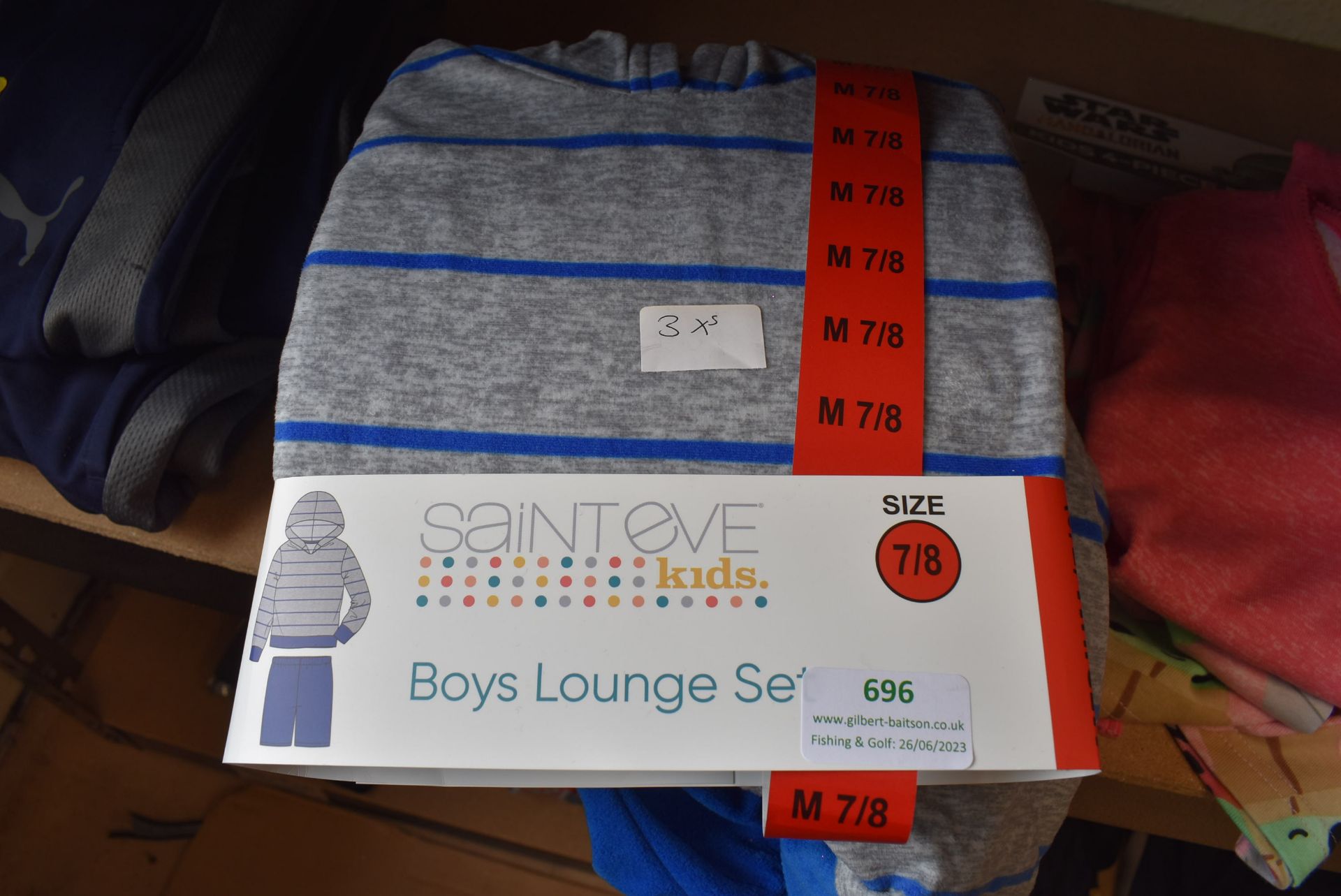 3x Saint Eve’s Boy’s Lounge Sets Size: M 7/8