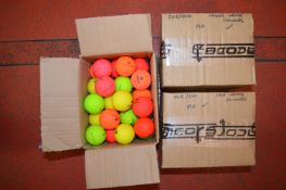 *Three Boxes of 40 DX2/Duo PA Golf Balls (mixed matt colours)