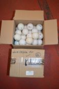 *Two Boxes of ~40 White Crystal Mix PA Golf Balls
