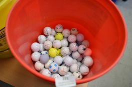 *Bucket of Assorted Golf Balls