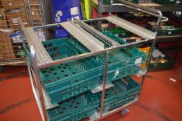 *Steel Trolley with Four Trays