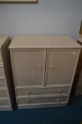 Double Cupboard & Drawer Storage Chest