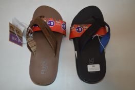 *Two Pairs of Flojos Gent's Flipflops Size: 9
