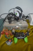 Xbox Game, Controller, Headphones, and Assorted Ch