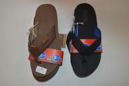*Two Pairs of Flojos Gent's Flipflops Size: 8