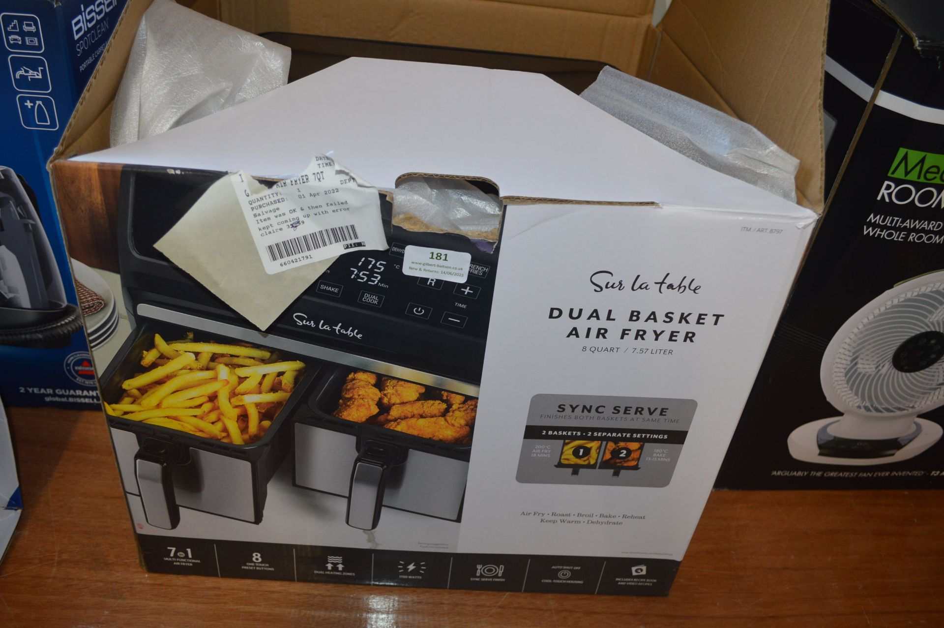 *Sur La Table Dual basket Digital Air Fryer