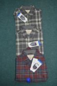 *Three Assorted Weatherproof Vintage Plaid Shirts