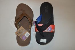 *Two Pairs of Flojos Gent's Flipflops Size: 9