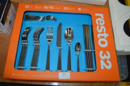 *Resto 32 Stainless Steel Cutlery Set