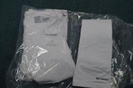 *Four Columbia White T-Shirts Size: S