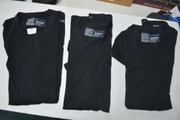 *Three Columbia Black T-Shirts Size: 4