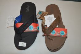 *Two Pairs of Flojos Gent's Flipflops Size: 11