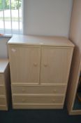 Two Door Cupboard, and a Two Drawer Storage Chest