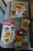 Vintage Football Ephemera, Action Books, Vintage Postcards, etc.