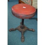 Victorian Cast Iron Pub Stool