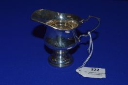 Hallmarked Sterling Silver Cream Jug - Birmingham 1930, ~62g