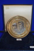 Hallmarked Sterling Silver Charles & Dianna Wedding Plate 1981 ~205g