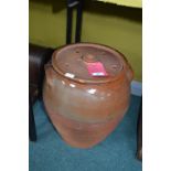 Victorian Terracotta Crockpot with Lid