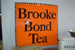 Original Brooke Bond Tea Enamel Advertising Sign