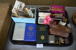 Collectibles Including Moneyboxes, Ray Ban Sunglasses, Lighters, etc.