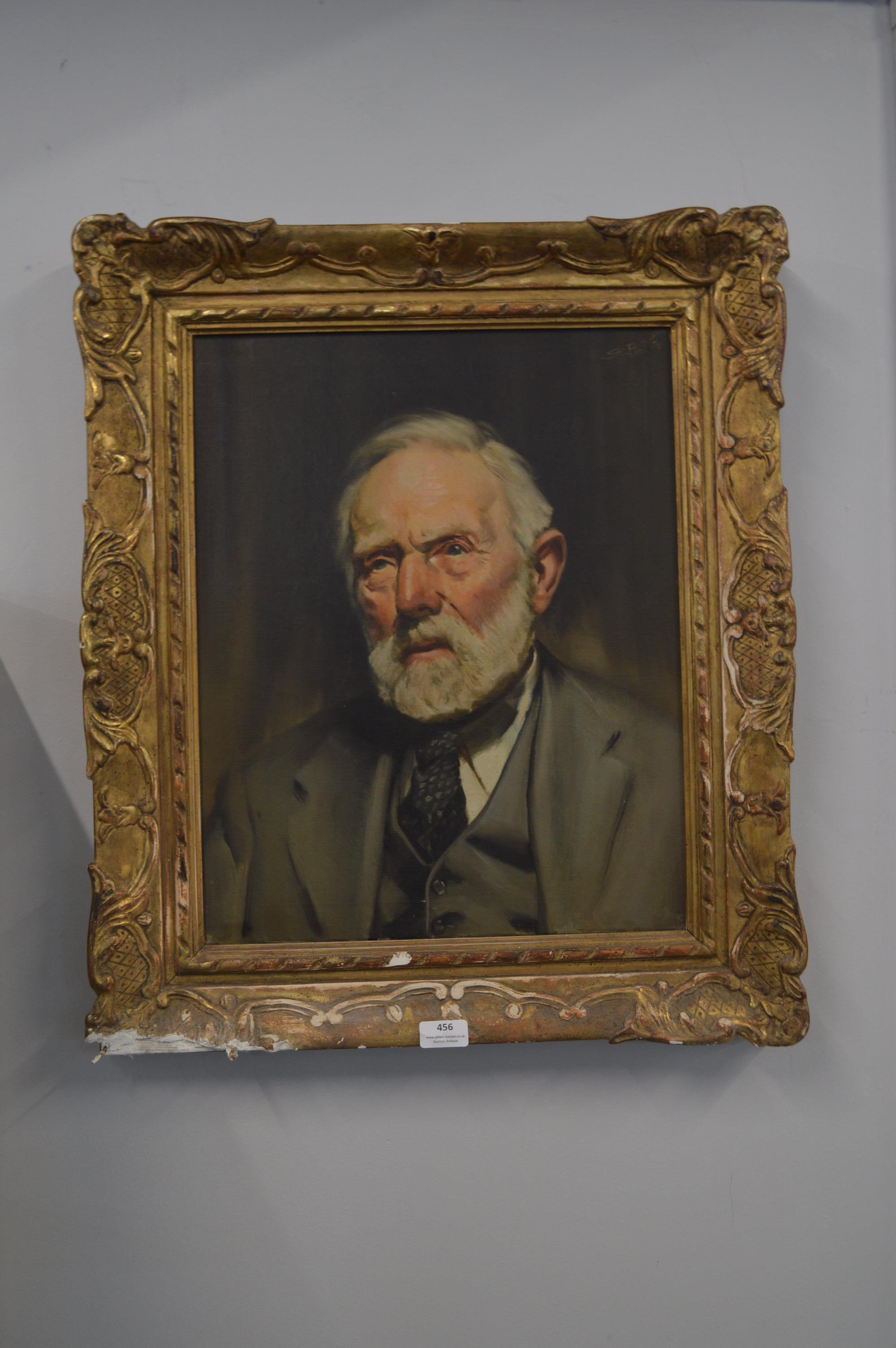 Oil on Canvas Portrait of Arnold Reckitt at Brantingham Thorpe Hall circa 1935