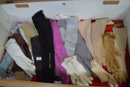 Twenty-Six Pairs of Kid Leather & Suede Ladies Gloves 1920-50's