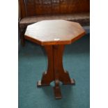 * Gnome Man English Oak Octagonal Table