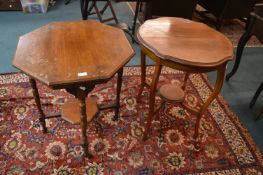 Two Victorian Mahogany Tea Tables
