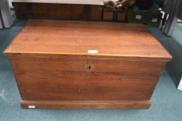 Small Oak Blanket Box