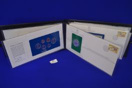 Soliman Island First Day Issue Presentation Set Including 1977 $5 Silver Proof Coin