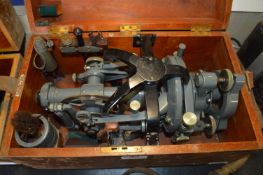 Theodolite by Cook Troughton & Simms of York with Original Wooden Case