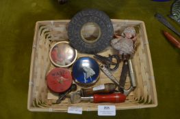 Small Collectibles Including Compacts, Corkscrews, etc.