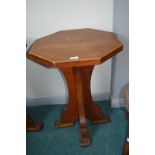 * Gnome Man English Oak Octagonal Table