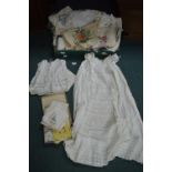 Vintage Linens and Textiles, Christening Robes, etc.