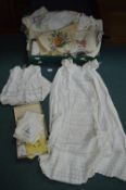 Vintage Linens and Textiles, Christening Robes, etc.
