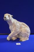 Royal Dux Polar Bear Figure