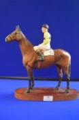Beswick Porcelain Figure of Arkle with Jockey Pat Taaffe